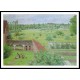 View from the Artist`s Window Eragny 1886 88, A New Print Of a Camille Pissaro Painting